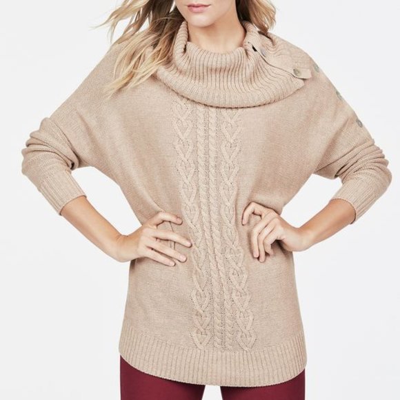 Dolman Side Button Sweater - Picture 2 of 4